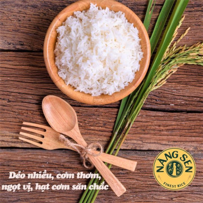 Gạo Thơm Thượng Hạng Nàng Sen 5kg - ST24