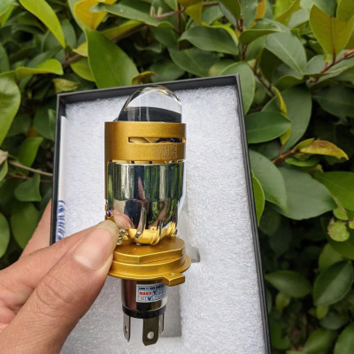 Đèn Pha Ô Tô Xe Máy MJ01 Bi Cầu Có LAZE 40W – Mẫu Cải Tiến Mới Siêu Sáng, Xem Video Thực Tế