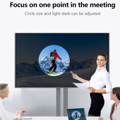 Bút trình chiếu không dây KNORWAY N95 SPOTLIGHT, Tia laser kỹ thuật số cao cấp - Hàng nhập khẩu