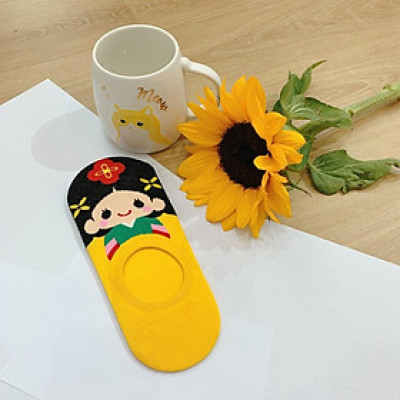 Tất vớ nữ cổ thấp hanbok Hàn Quốc Kikiya cao cấp W-N-039