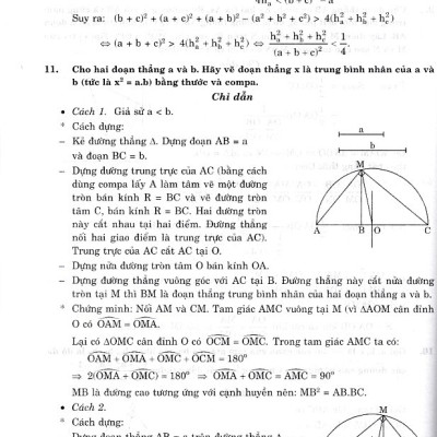 Tổng hợp các bài toán phổ dụng hình học 9