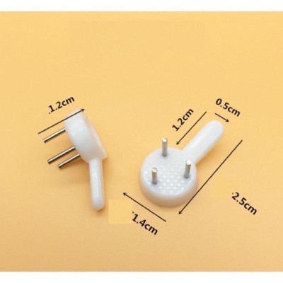 Set 10 Móc Nhựa Đinh 3 Chân Treo Tranh, Ảnh, Đồng Hồ, Đồ Gia Đình, Đóng Tường Chịu Lực, Takyhome 2220Set10Si