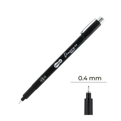 Bút Kim Kỹ Thuật 0.4 mm - Drawing Pen - Colorkit DW-C003 - Mực Đen