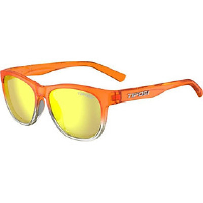 Kính mát thể thao Unisex Tifosi Swank - Gọng Orange Rush, Tròng Smoke Yellow
