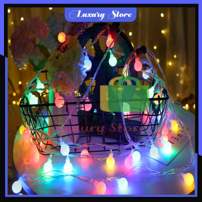 Đèn Led Trang Trí Bi Tròn 2cm Dài 3M - 20 Bóng Trang Trí Noel Lễ Tết