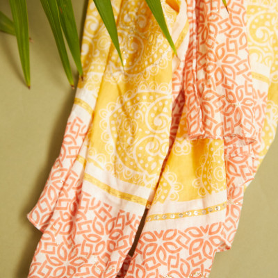 Khăn Choàng Cotton Cao Cấp Luna Llena