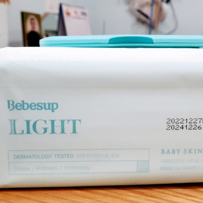 Khăn ướt BEBESUP LIGHT 80 tờ 