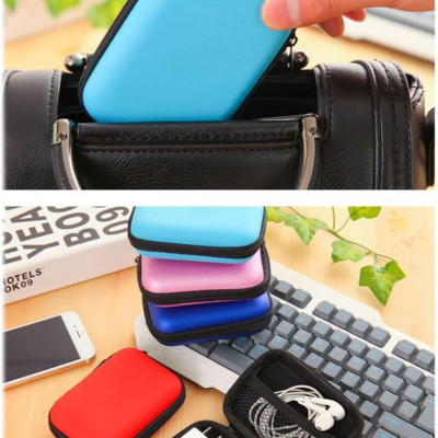 Bóp Đựng Tai Nghe, Dây Cáp Sạc Hình Chữ Nhật