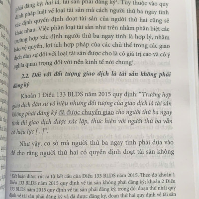 Bảo vệ quyền lợi của người thứ ba ngay tình (sách chuyên khảo)