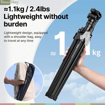 Ulanzi MT-65 - Chân Đế Di Động Điều Khiển Từ Xa Bluetooth Dành Cho Máy Ảnh, Điện Thoại, Tải Trọng 8 Kg - Hàng chính hãng