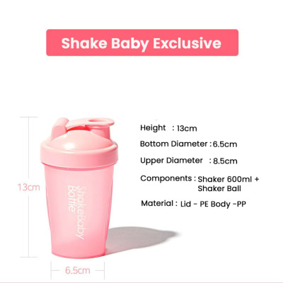 Bình Nước Shake Baby Bottle 600ml