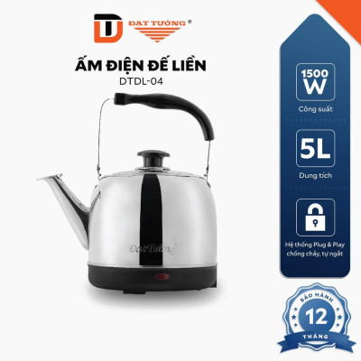 Ấm Đế Liền Vòi Dài 5L Đạt Tường - DTDL04, 06 - Hàng Chính Hãng