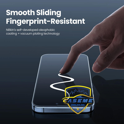 Kính cường lực full màn hình dành cho iPhone 16 Pro Max, iPhone 16 Pro, iPhone 16 Plus, iPhone 16 chống nhìn trộm Nillkin Guardian cao cấp - Hàng Chính Hãng