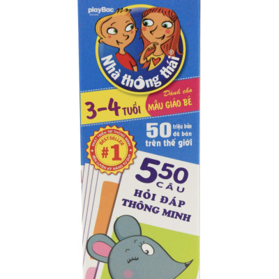 Sách - Nhà Thông Thái 3-4 tuổi - Dành Cho Mẫu Giáo Bé (Tái Bản 2024)