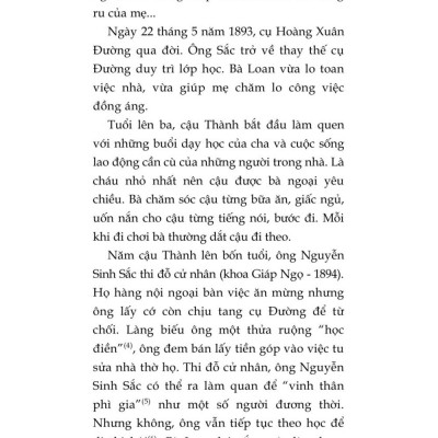 Thời niên thiếu của Bác Hồ (Xuất bản lần thứ hai) bản in 2025