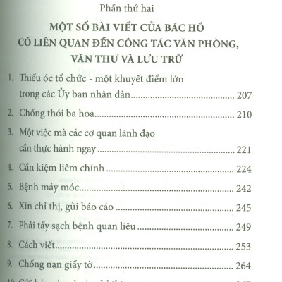 Bác Hồ Với Công Tác Văn Phòng, Văn Thư Và Lưu Trữ - TS. Nghiêm Kỳ Hồng 