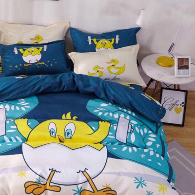 Bộ drap và vỏ chăn cotton Classic Kid VCK2010 ( 4 món )