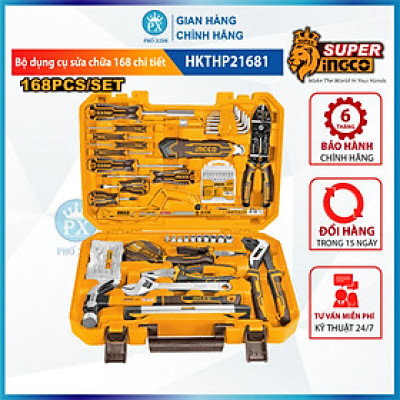Bộ dụng cụ sửa chữa 168 chi tiết HKTHP21681