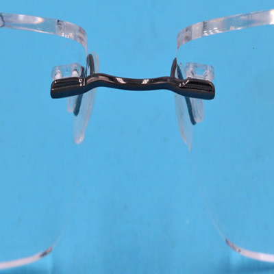 Mắt kính lão ti-tan nâu không viền 868