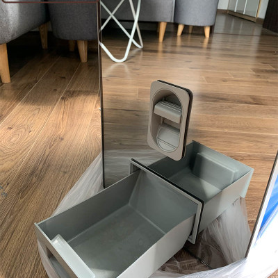 Thùng gạo âm tủ mặt gương chất lượng giá tốt cam kết giao đúng màu