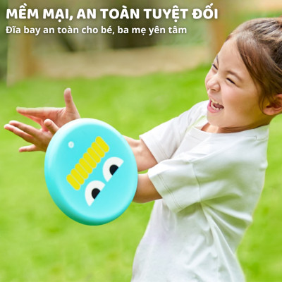 Đĩa bay xoay tung hứng đĩa ném Frisbee thể thao Mideer Soft Sport Frisbee