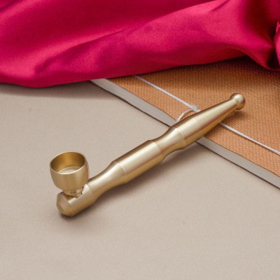 Tẩu lọc thuốc l,á bằng đồng cao cấp, Dùng cho được cả Sợi và điếu : Lớn + Vừa + Nhỏ, có thể tháo rời và vệ sinh !