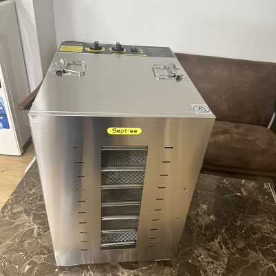 Máy sấy thực phẩm 16 khay inox 100 Lít Thương hiệu Mỹ Septree ST-02, Công suất 1500W - Hàng nhập khẩu (Bảo hành 12 Tháng)