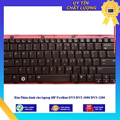 Bàn Phím dùng cho laptop HP Pavilion DV3 DV3-1000 DV3-1200  - MÀU ĐEN - Hàng Nhập Khẩu New Seal