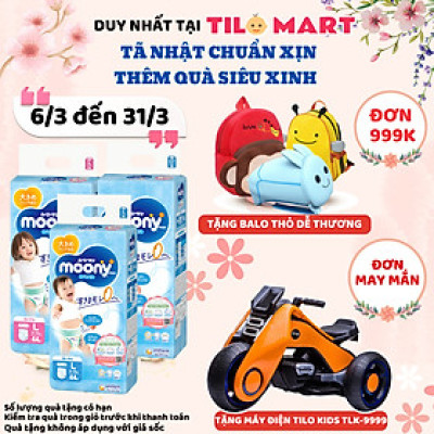 [Mã mới] Tã dán cao cấp Moony M64 nhập khẩu từ Nhật Bản