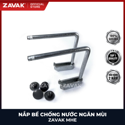Nắp bể ngầm Zavak MHE-60 KT60x60cm, chống nước, ngăn mùi, lát gạch 1.2cm, chịu tải xe 1.2tấn, inox 304