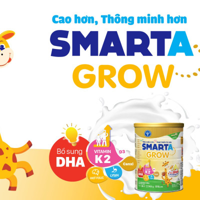 Thùng sữa nước Nutricare Smarta Grow dinh dưỡng cho trẻ thấp còi (180ml)