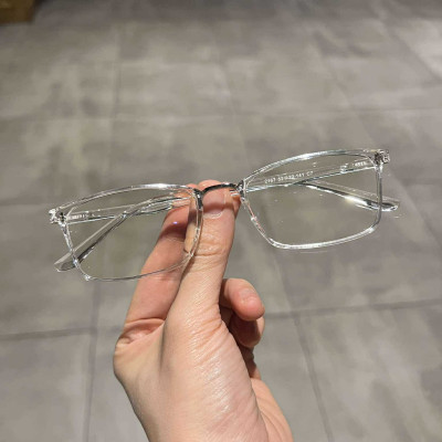 Kính gọng Mắt vuông form nhỏ nhựa dẻo siêu nhẹ
