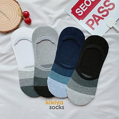 Tất vớ lười nam cotton Kikiya Hàn Quốc M-N-012