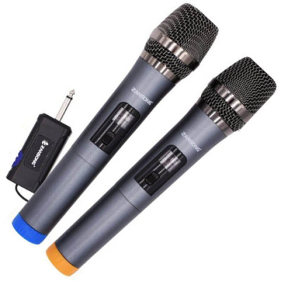 Bộ 2 Micro Blueotooth Karaoke ZANSONG V19 Hàng Chính Hãng