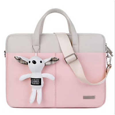 Túi chống sốc dành cho laptop macbook kèm gấu bông siêu cute đáng yêu