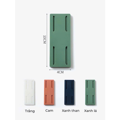 Miếng dán ổ điện treo tường, miếng dán treo tường ổ cắm điện dạng trượt, dán siêu dính, treo ổ điện, điều khiển