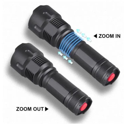 Đèn pin sạc cầm tay chống nước TERINO T77 - Hàng chính hãng