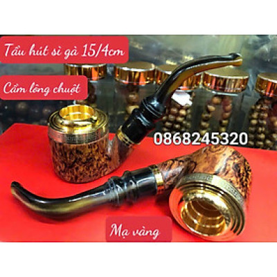 Tẩu hút thuốc sì gà phong cách lịch mã đẳng cấp kt 15×4cm