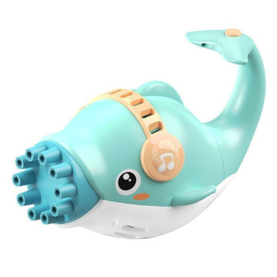 Đồ Chơi Ban Bong Bóng Hình Cá Voi 10 Nòng Kèm Lọ Xà Phòng