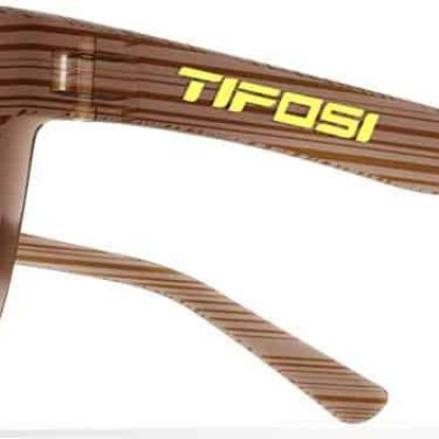 Kính mát thể thao Unisex Tifosi Swank - Gọng Woodgrain, Tròng Smoke Yellow