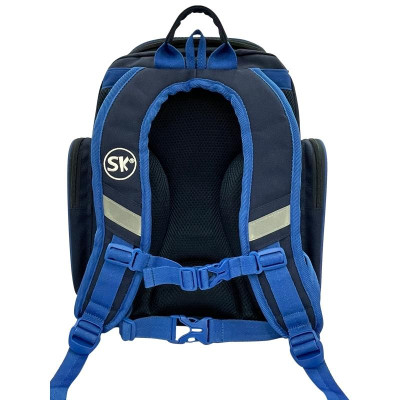 Ba Lô Học Sinh Chống Gù Smart Kids - Earth Super Team - Xanh Đen - B-013