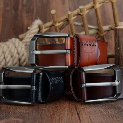 Thắt Lưng Da Bò Chính hãng COWATHER XF008 Nâu