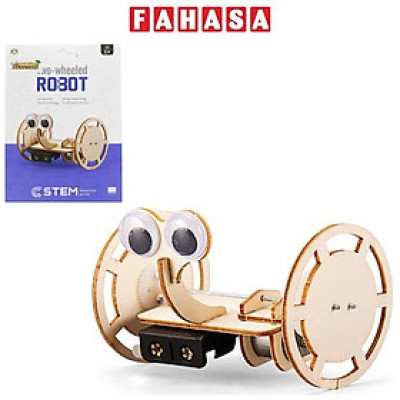 Đồ Chơi Lắp Ráp 3D STEM Bằng Gỗ - Two Wheeled Robot - Robot Thăng Bằng - Chuang Huang CH2039