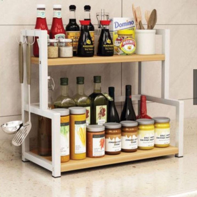 Kệ Gia Vị Để Bàn Nhà Bếp - Kệ Gia Vị Khung Sắt Sơn Tĩnh Điện.