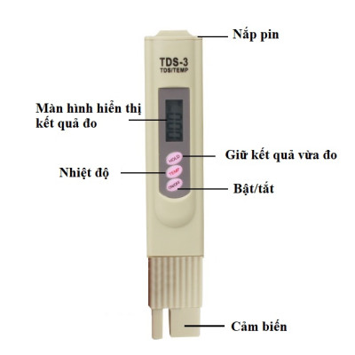 Dụng cụ đo xác định chất hàm lượng chất rắn có trong nước