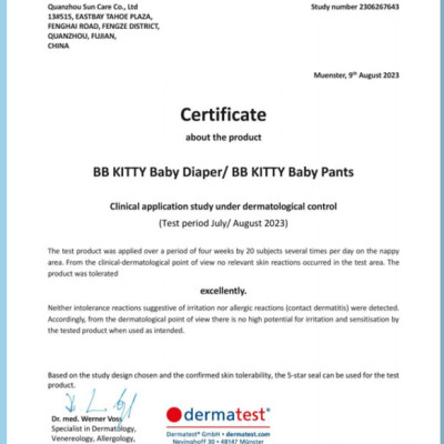 [L50]Tã/Bỉm Quần  BB KITTY SENSITIVE dành cho da Nhạy Cảm size L 50 miếng/ 09 - 14 kg mẫu mới