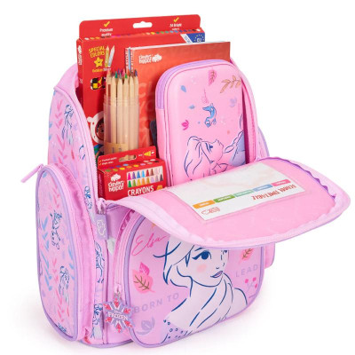 Ba Lô Chống Gù Fancy Nữ Hoàng Elsa - Cleverhippo BLF1225/PINK - Màu Hồng