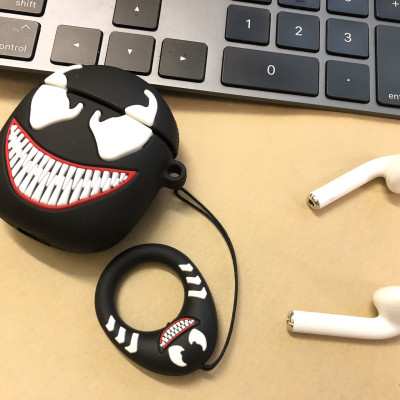 AIRPODS CASE BAO CASE SILICON VỎ ỐP SILICON BẢO VỆ CHO TAI NGHE AIRPODS 1, AIRPODS 2, AIRPODS PRO HÌNH VENOM