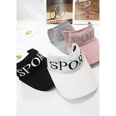 Mũ lưỡi trai nửa đầu thêu chữ thời trang