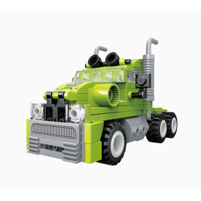 Đồ chơi - QMAN - 41110 Bộ xếp hình (6 trong 1) lắp ráp hợp thể Robot chiến đấu Giao Ngẫu nhiên KT 28x23x14.5 cm